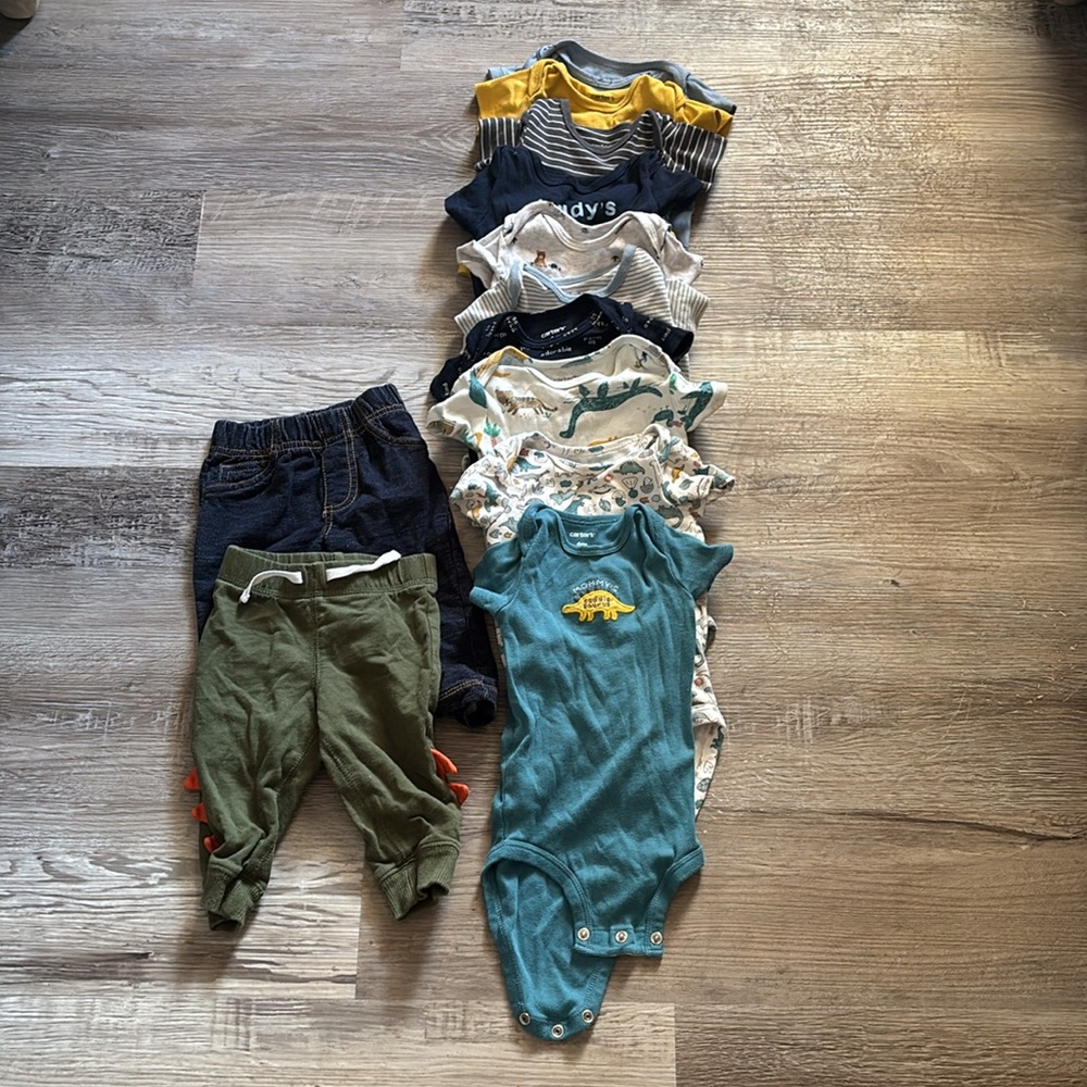 Carter's Onsies And Baby Pants Lots